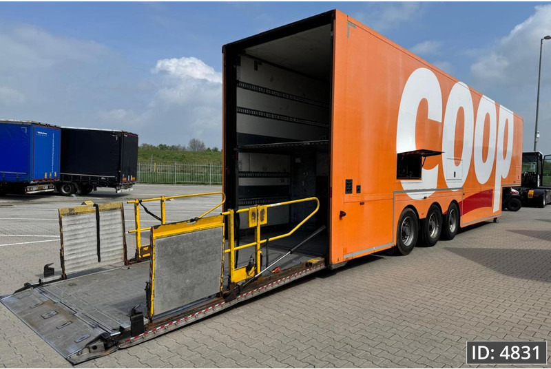 BURGERS Double-Deck / Steering axle / Tail lift / Racing / 5 pieces - Closed box semi-trailer: picture 4 BURGERS Double-Deck / Steering axle / Tail lift / Racing / 5 pieces - Closed box semi-trailer: picture 4