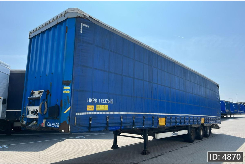 Krone SD Mega / BPW Drum / Huckepack - Curtainsider semi-trailer: picture 1 Krone SD Mega / BPW Drum / Huckepack - Curtainsider semi-trailer: picture 1