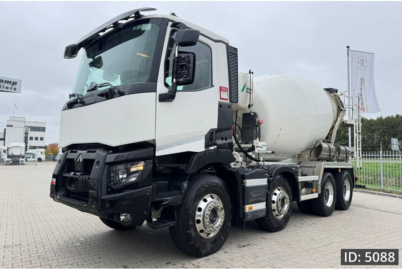 Renault C480 Day Cab, Euro 6, 8x4 / Full steel / 9m3 / TOP!! - Concrete mixer truck: picture 1 Renault C480 Day Cab, Euro 6, 8x4 / Full steel / 9m3 / TOP!! - Concrete mixer truck: picture 1
