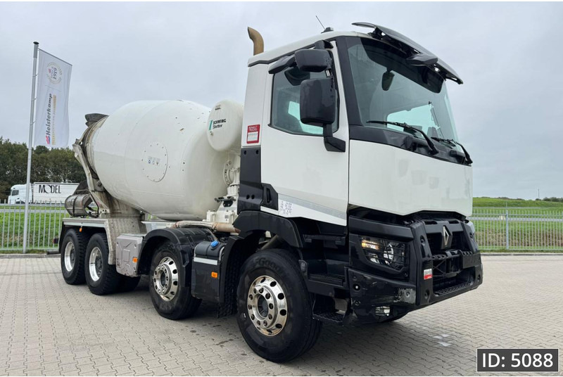 Renault C480 Day Cab, Euro 6, 8x4 / Full steel / 9m3 / TOP!! - Concrete mixer truck: picture 4 Renault C480 Day Cab, Euro 6, 8x4 / Full steel / 9m3 / TOP!! - Concrete mixer truck: picture 4