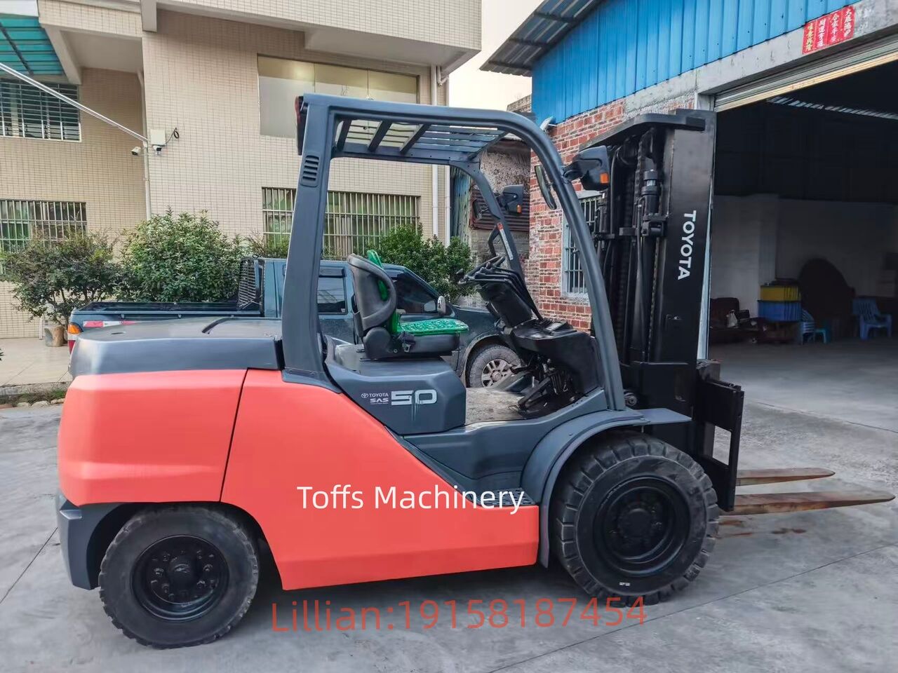 TOYOTA FD8 50T Fork Lift Doesel Click for Discount - Diesel forklift: picture 2 TOYOTA FD8 50T Fork Lift Doesel Click for Discount - Diesel forklift: picture 2