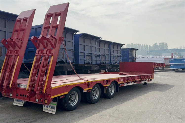 TITAN 100t Lowbed Trailer for Sale in Tanzania - Low loader semi-trailer: picture 4 TITAN 100t Lowbed Trailer for Sale in Tanzania - Low loader semi-trailer: picture 4