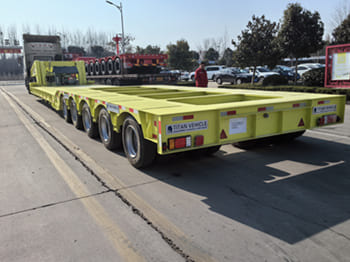 TITAN 120 ton detachable lowbed trailer for sale in Nigeria - Low loader semi-trailer: picture 2 TITAN 120 ton detachable lowbed trailer for sale in Nigeria - Low loader semi-trailer: picture 2
