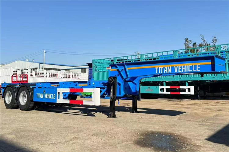 TITAN 2 Axle 20ft ISO Tank Chassis Trailer for Sale In Papua New Guinea - Chassis semi-trailer: picture 3 TITAN 2 Axle 20ft ISO Tank Chassis Trailer for Sale In Papua New Guinea - Chassis semi-trailer: picture 3