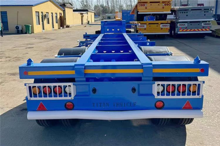 TITAN 2 Axle 20ft ISO Tank Chassis Trailer for Sale In Papua New Guinea - Chassis semi-trailer: picture 4 TITAN 2 Axle 20ft ISO Tank Chassis Trailer for Sale In Papua New Guinea - Chassis semi-trailer: picture 4