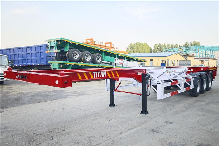 TITAN 3 Axle 40ft Container Chassis Trailer for Sale In Guam - Chassis semi-trailer: picture 1 TITAN 3 Axle 40ft Container Chassis Trailer for Sale In Guam - Chassis semi-trailer: picture 1