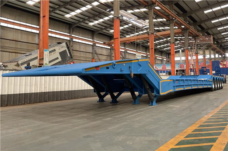 TITAN 4 Axle Folding Gooseneck Trailer for Sale In Zambia - Low loader semi-trailer: picture 1 TITAN 4 Axle Folding Gooseneck Trailer for Sale In Zambia - Low loader semi-trailer: picture 1