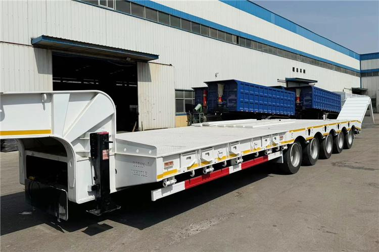 TITAN 5 Axle 100 Ton Low Bed Trailer for Sale In Tanzania - Low loader semi-trailer: picture 4 TITAN 5 Axle 100 Ton Low Bed Trailer for Sale In Tanzania - Low loader semi-trailer: picture 4