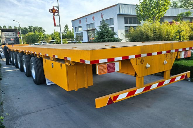 TITAN 6 Axle Extendable Semi Trailer for Sale in Saudi Arabia - Low loader semi-trailer: picture 4 TITAN 6 Axle Extendable Semi Trailer for Sale in Saudi Arabia - Low loader semi-trailer: picture 4