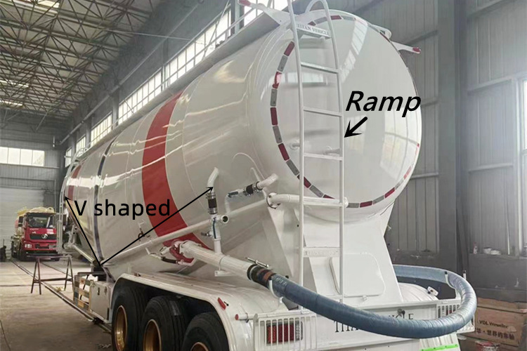 TITAN Bulk Cement Tank Truck for Sale in Tanzania - Tank semi-trailer: picture 4 TITAN Bulk Cement Tank Truck for Sale in Tanzania - Tank semi-trailer: picture 4