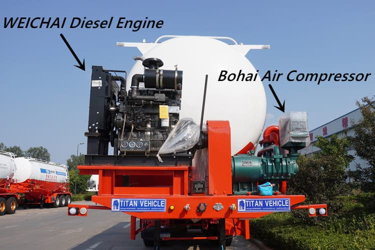 TITAN Bulk Cement Tanker Trailer for Sale in Ghana - Tank semi-trailer: picture 4 TITAN Bulk Cement Tanker Trailer for Sale in Ghana - Tank semi-trailer: picture 4