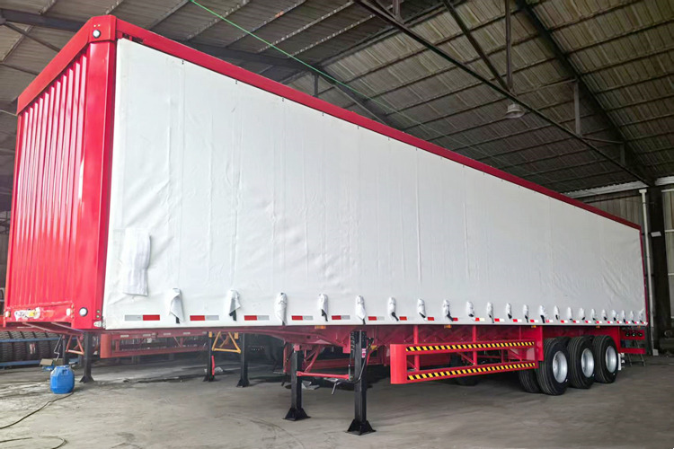 TITAN Side Curtain Trailer for Sale in Congo - Curtainsider semi-trailer: picture 4 TITAN Side Curtain Trailer for Sale in Congo - Curtainsider semi-trailer: picture 4