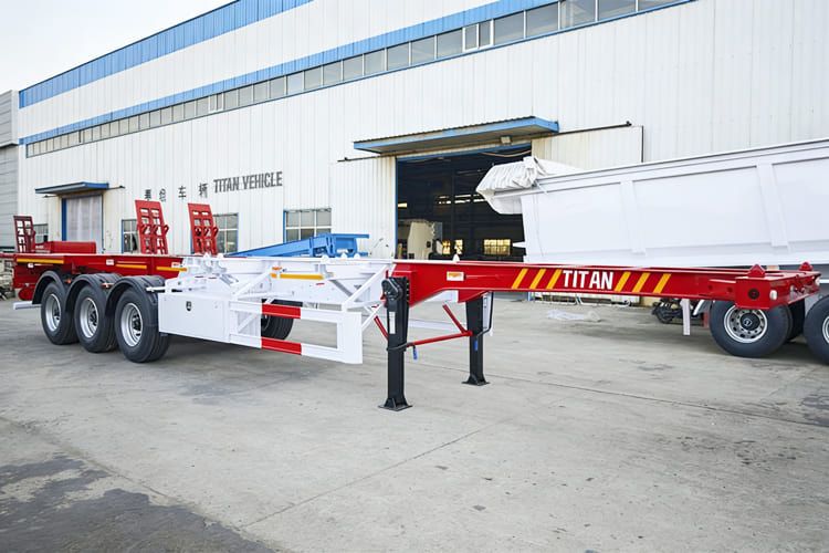 TITAN Skeleton Container Semi Trailer for Venezuela - Chassis semi-trailer: picture 2 TITAN Skeleton Container Semi Trailer for Venezuela - Chassis semi-trailer: picture 2