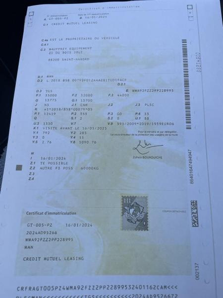 MAN TGS 35.480 - Curtainsider truck: picture 5 MAN TGS 35.480 - Curtainsider truck: picture 5