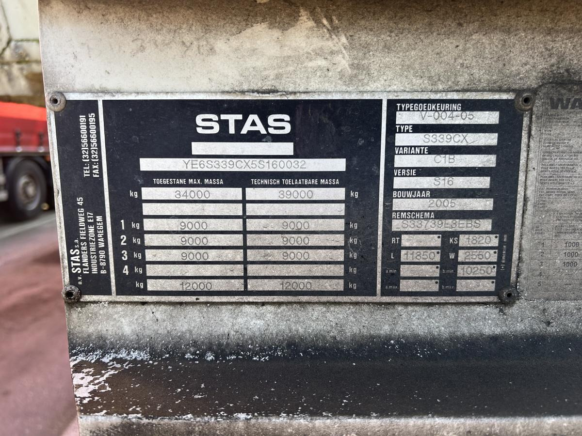 Tipper semi-trailer for transportation of bulk materials Stas S339CX: picture 7