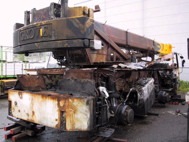 Grove GMK 2035 for parts - Mobile crane: picture 1 Grove GMK 2035 for parts - Mobile crane: picture 1