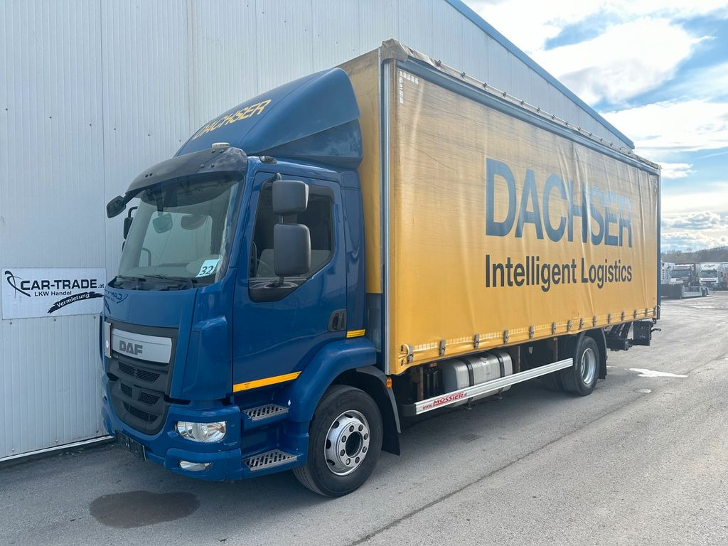 DAF LF 290 Schalter LBW - Curtainsider truck: picture 1 DAF LF 290 Schalter LBW - Curtainsider truck: picture 1