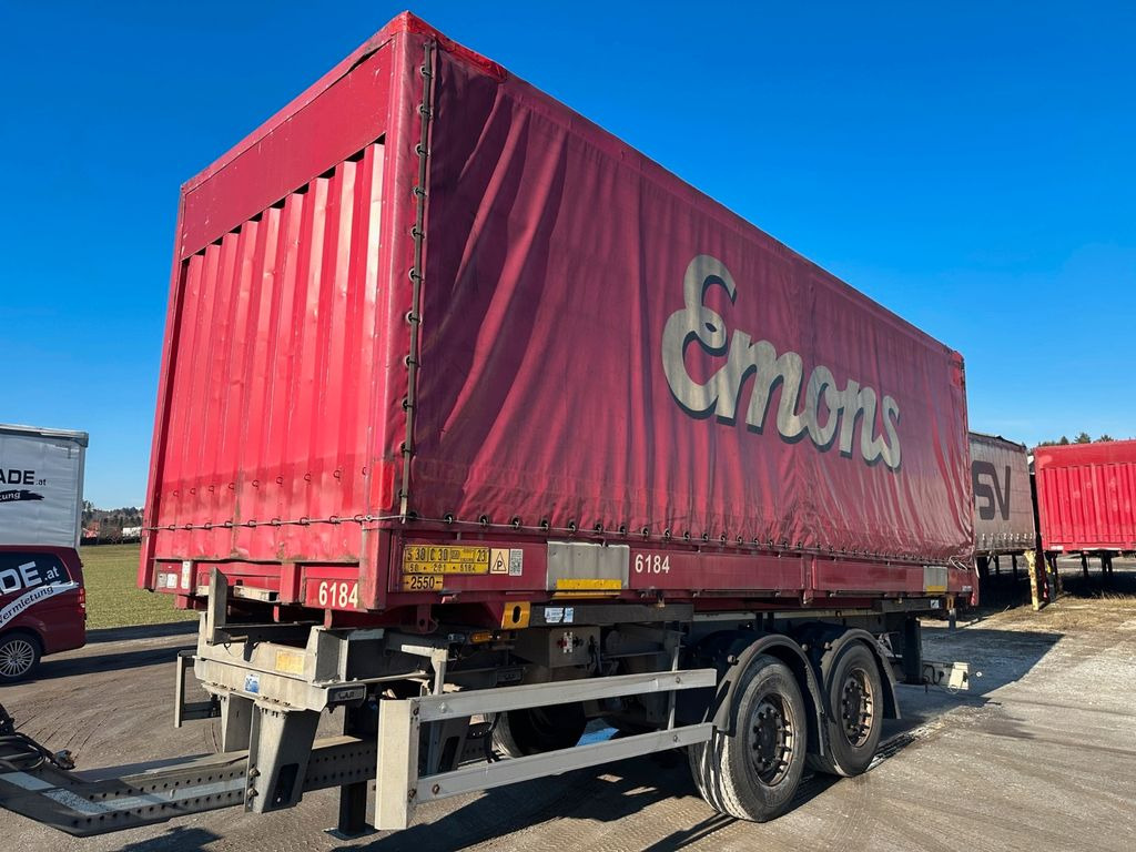 Krone 7,45 Edscha 2x vorhanden - Curtainsider trailer: picture 1 Krone 7,45 Edscha 2x vorhanden - Curtainsider trailer: picture 1
