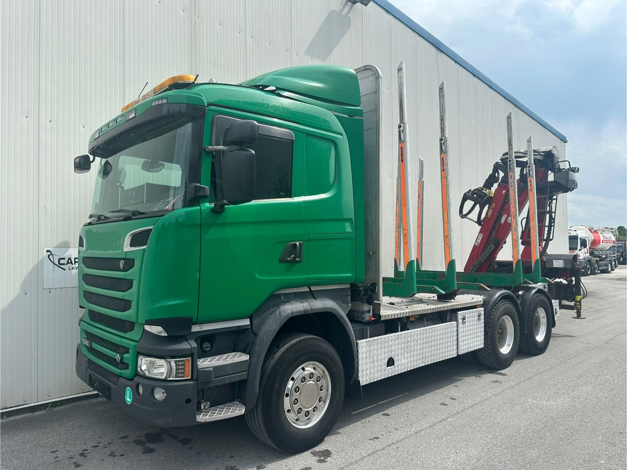 Scania R 580 V8 Penz Kran 2x Telespok - Timber truck, Crane truck: picture 1 Scania R 580 V8 Penz Kran 2x Telespok - Timber truck, Crane truck: picture 1