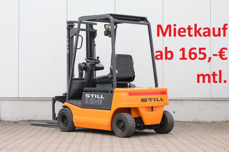 STILL R20-16 Elektro Stapler 4-Rad - UVV - Electric forklift: picture 1 STILL R20-16 Elektro Stapler 4-Rad - UVV - Electric forklift: picture 1