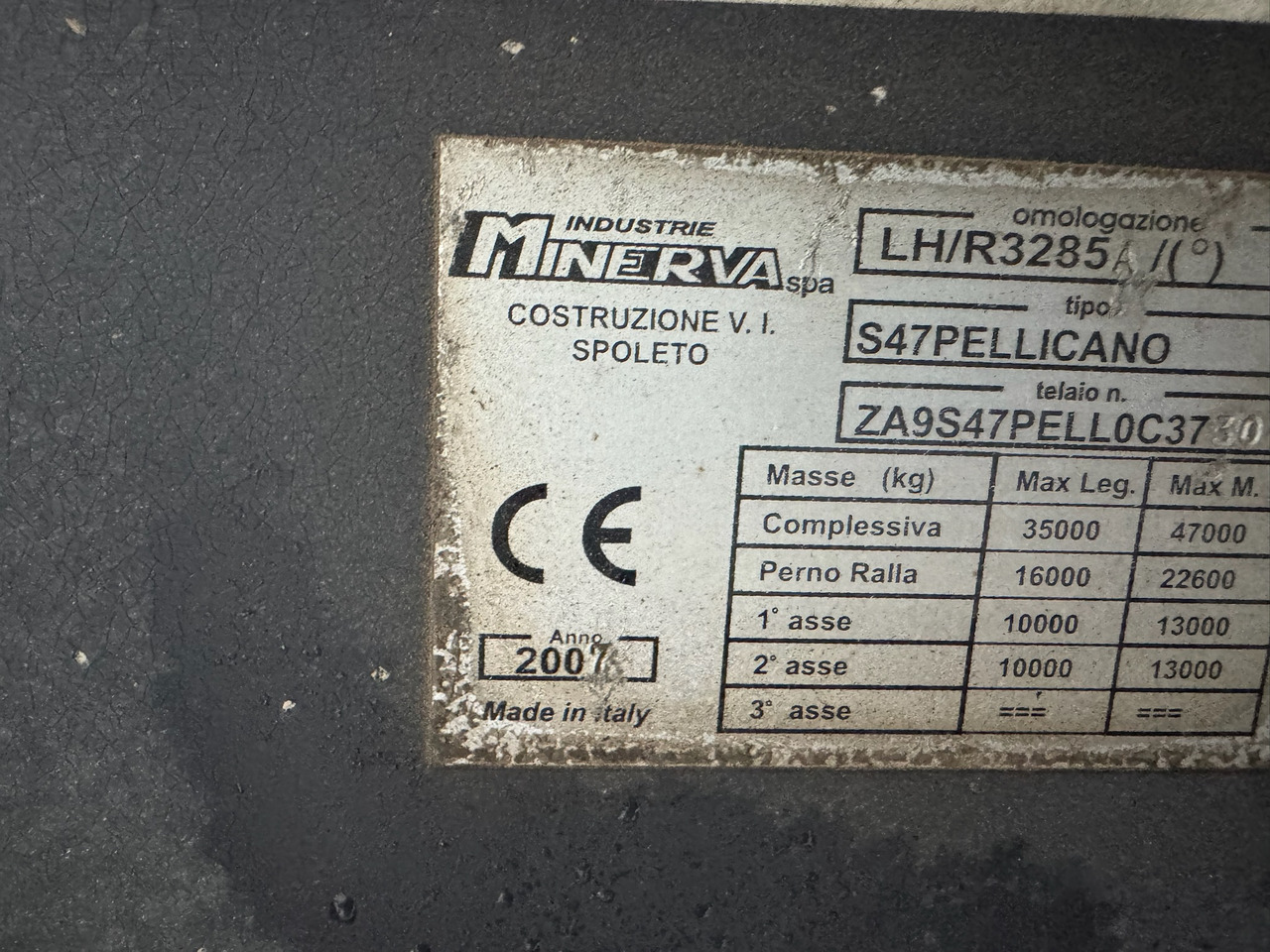 MINERVA Semirimorchio Ribaltabile Mezzo d'Opera - Tipper semi-trailer: picture 4 MINERVA Semirimorchio Ribaltabile Mezzo d'Opera - Tipper semi-trailer: picture 4