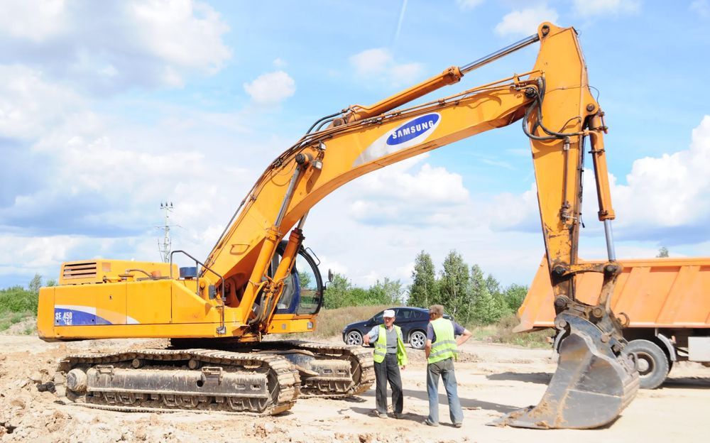 Zwolnica koparki Samsung SE 450 LC - Crawler excavator: picture 3 Zwolnica koparki Samsung SE 450 LC - Crawler excavator: picture 3