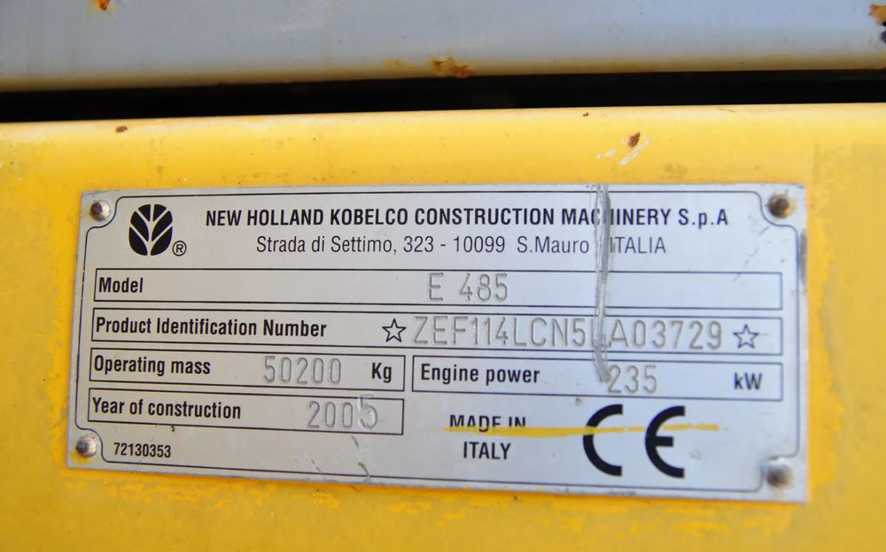 Rozdzielacz koparki new holland E485 - Hydraulics: picture 2 Rozdzielacz koparki new holland E485 - Hydraulics: picture 2