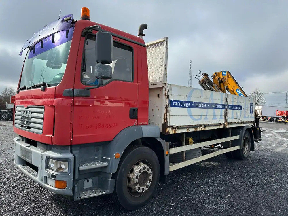 MAN TGM 18.280 *202000 km*Grue EFFER type 120 3 S*PREMIER PROPRIO - Crane truck, Dropside/ Flatbed truck: picture 1 MAN TGM 18.280 *202000 km*Grue EFFER type 120 3 S*PREMIER PROPRIO - Crane truck, Dropside/ Flatbed truck: picture 1