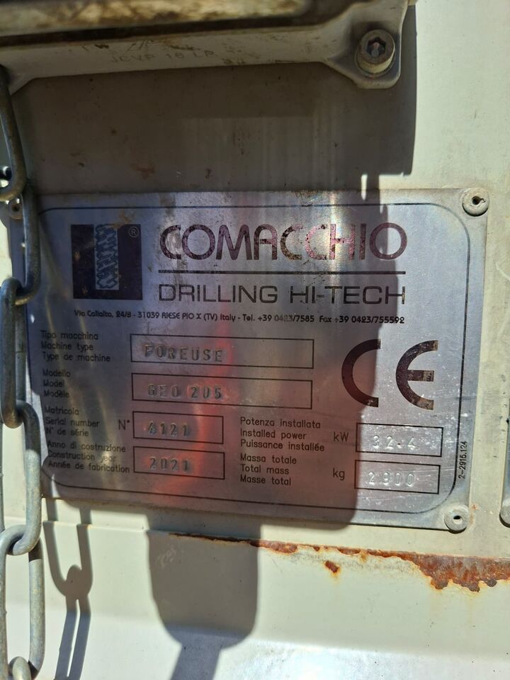 COMACCHIO GEO 205 - Drilling rig: picture 4 COMACCHIO GEO 205 - Drilling rig: picture 4