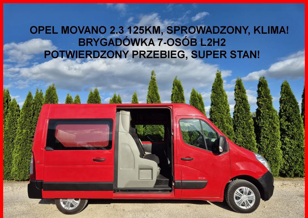 Opel Movano 2.3 125KM L2H2 Dubel Kabina - Combi van: picture 2 Opel Movano 2.3 125KM L2H2 Dubel Kabina - Combi van: picture 2