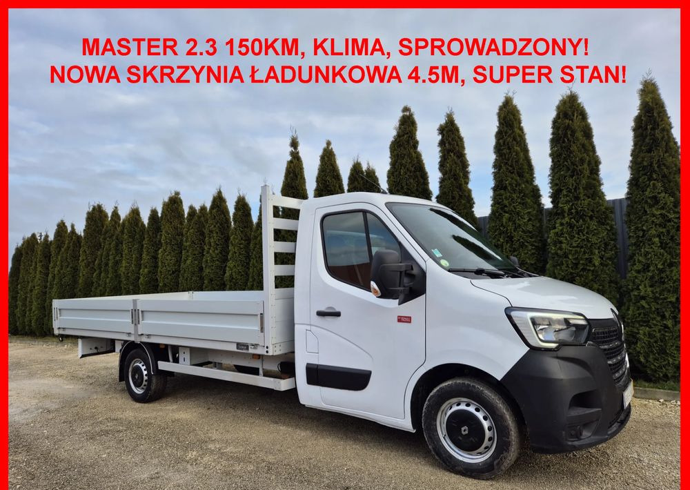 Renault Master 2.3 150KM/ Nowa Skrzynia 4.5m/ - Flatbed van: picture 1 Renault Master 2.3 150KM/ Nowa Skrzynia 4.5m/ - Flatbed van: picture 1