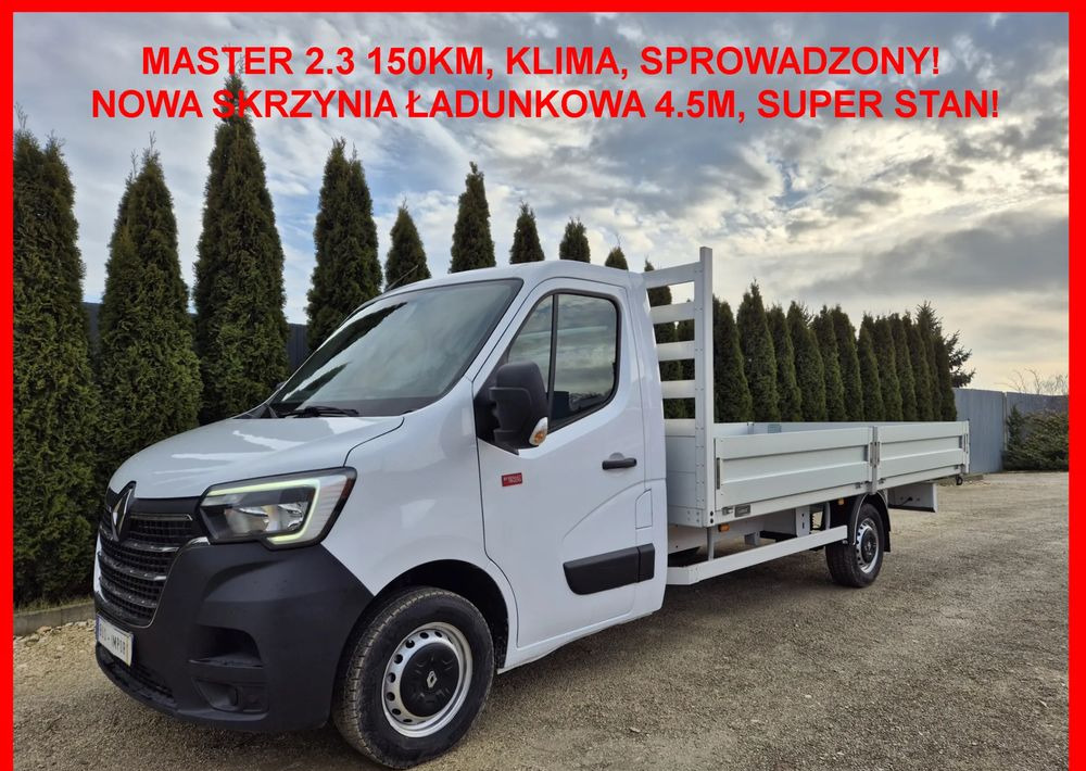 Renault Master 2.3 150KM/ Nowa Skrzynia 4.5m/ - Flatbed van: picture 2 Renault Master 2.3 150KM/ Nowa Skrzynia 4.5m/ - Flatbed van: picture 2