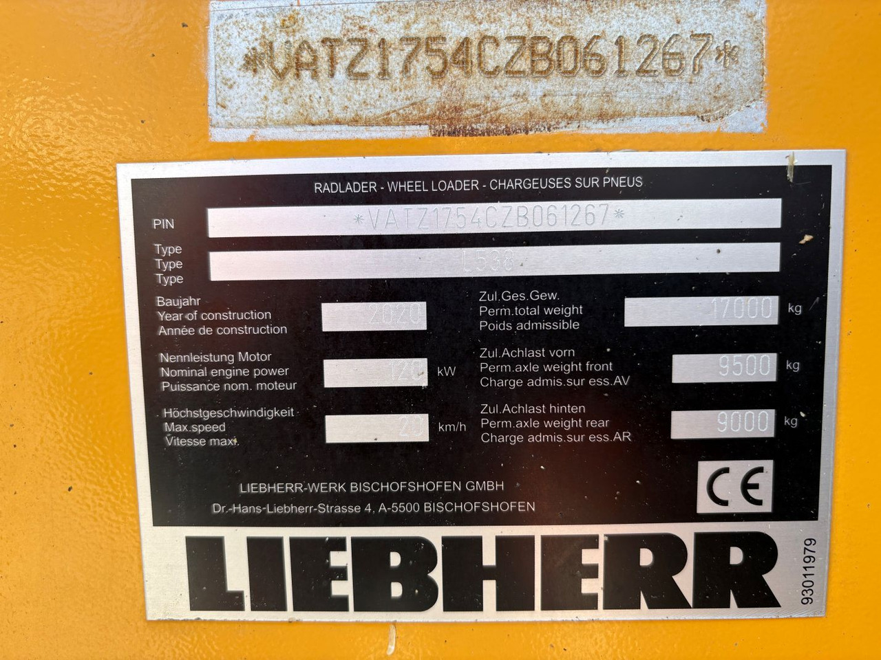 Wheel loader LIEBHERR L538: picture 23