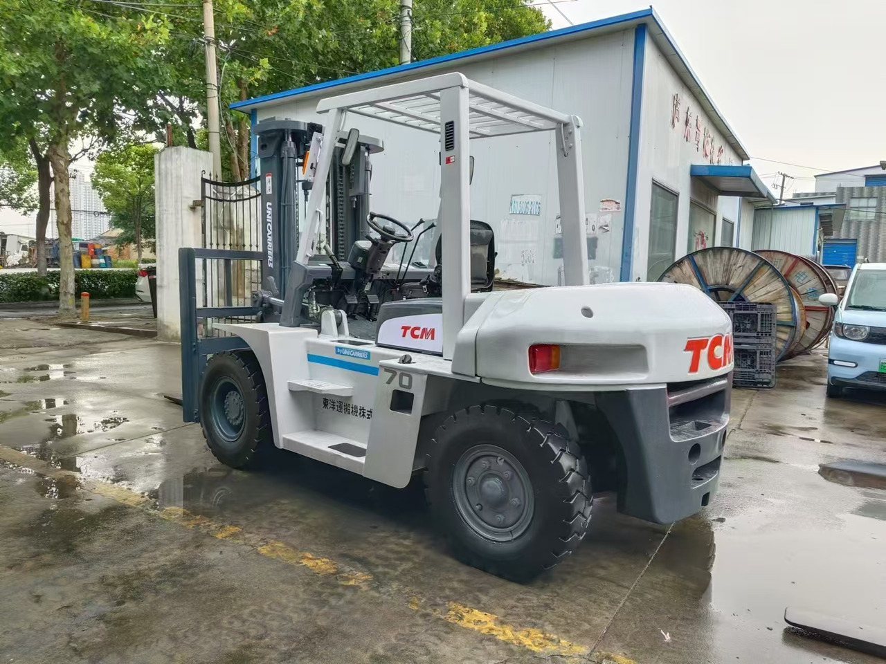 TCM FD70 japan brand 7 ton forklift used Customizable mast clamp side shift - Diesel forklift: picture 2 TCM FD70 japan brand 7 ton forklift used Customizable mast clamp side shift - Diesel forklift: picture 2