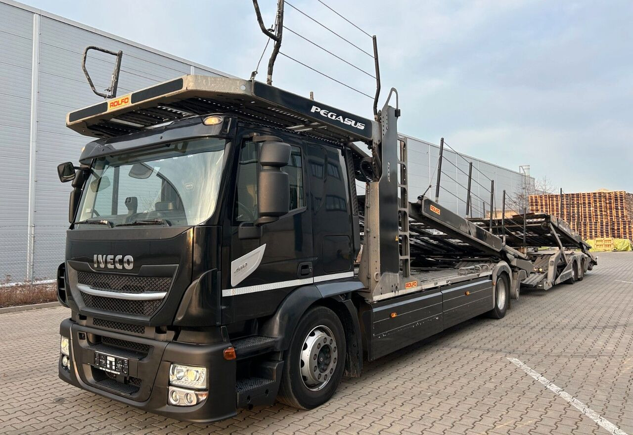 IVECO Stralis 460 + car transporter trailer - Autotransporter truck: picture 1 IVECO Stralis 460 + car transporter trailer - Autotransporter truck: picture 1