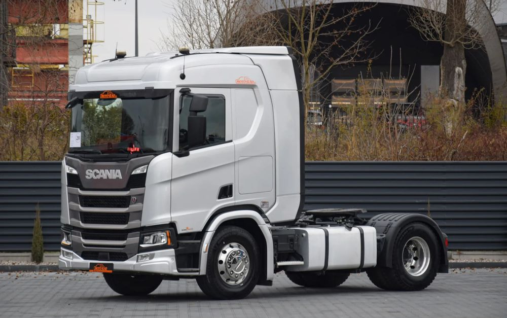 Scania R450 / HYDRAULIKA / RETARDER / ACC / KLIMA / FULL LEDY / ALUFELGI / SERWISOWANA / SPROWADZONA - Tractor unit: picture 1 Scania R450 / HYDRAULIKA / RETARDER / ACC / KLIMA / FULL LEDY / ALUFELGI / SERWISOWANA / SPROWADZONA - Tractor unit: picture 1