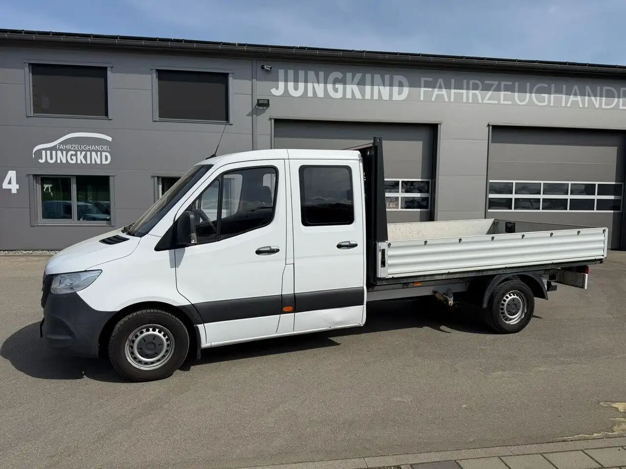 Mercedes-Benz Sprinter 314 CDI Maxi Lang DoKa Pritsche AHK - Flatbed van, Combi van: picture 1 Mercedes-Benz Sprinter 314 CDI Maxi Lang DoKa Pritsche AHK - Flatbed van, Combi van: picture 1