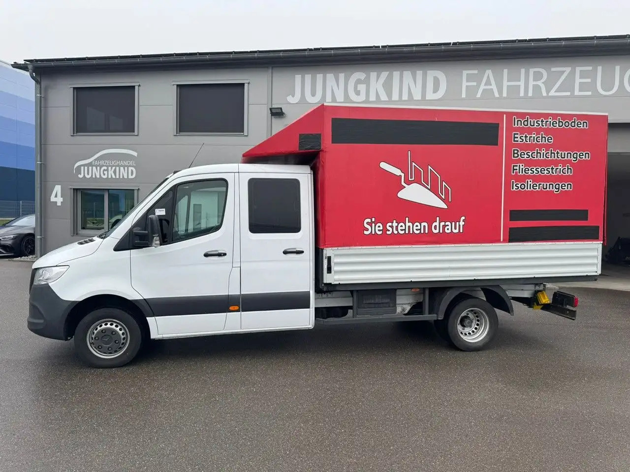 Mercedes-Benz Sprinter 516 CDI DoKa Maxi Lang AHK 3,5t Klima - Curtain side van, Combi van: picture 1 Mercedes-Benz Sprinter 516 CDI DoKa Maxi Lang AHK 3,5t Klima - Curtain side van, Combi van: picture 1