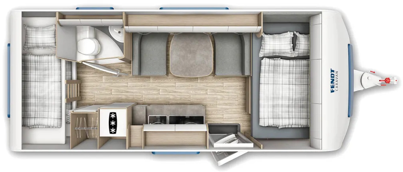 Wohnwagen Fendt Bianco Activ 515 SKF volle Hütte - Caravan: picture 2 Wohnwagen Fendt Bianco Activ 515 SKF volle Hütte - Caravan: picture 2