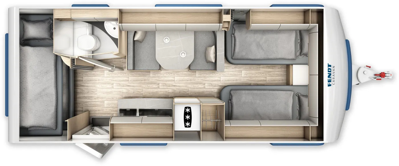 Wohnwagen Fendt Bianco Activ 550 KMG Modell 2026 - Caravan: picture 2 Wohnwagen Fendt Bianco Activ 550 KMG Modell 2026 - Caravan: picture 2
