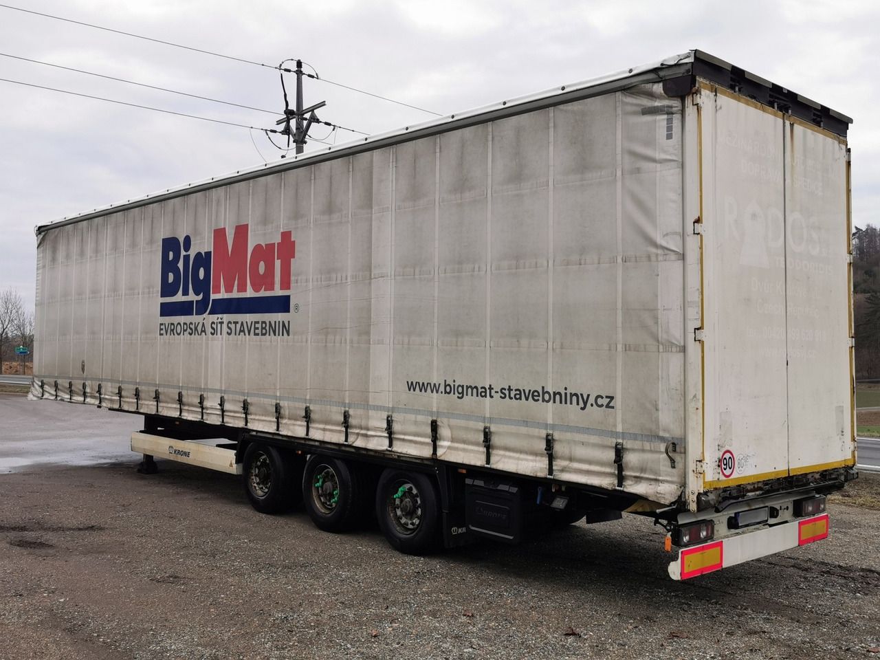 Curtainsider semi-trailer KRONE SD low deck: picture 6