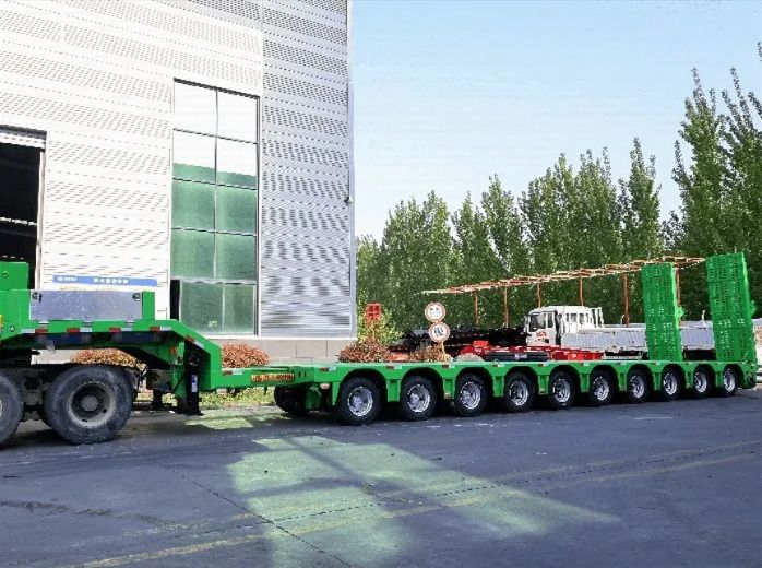 150T Extendable Lowbed Trailer - Low loader semi-trailer: picture 5 150T Extendable Lowbed Trailer - Low loader semi-trailer: picture 5