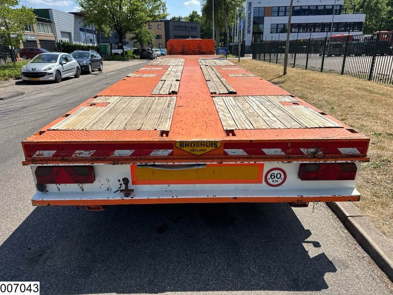 Dropside/ Flatbed semi-trailer Broshuis open laadbak Extandable 21 Meter, 53750 kg: picture 16