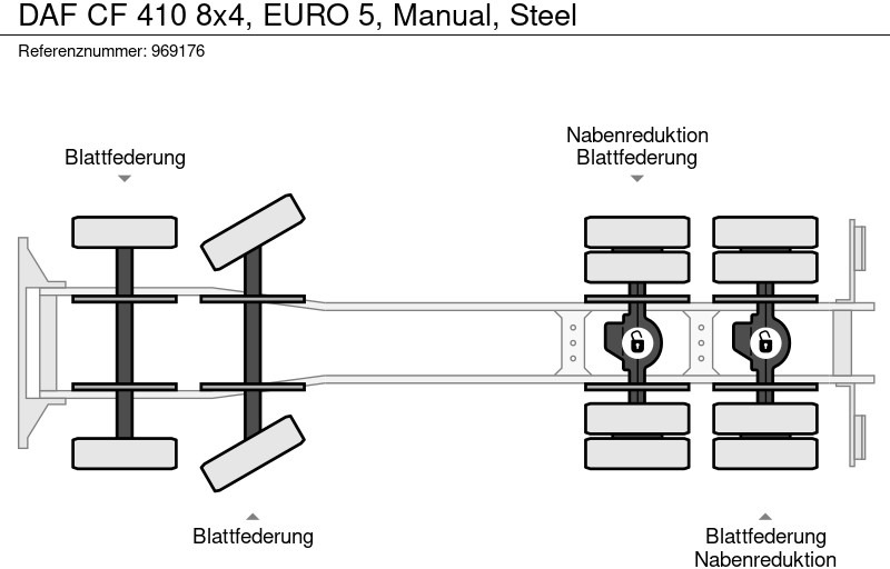 Tipper DAF CF 410 8x4, EURO 5, Manual, Steel: picture 18 Tipper DAF CF 410 8x4, EURO 5, Manual, Steel: picture 18