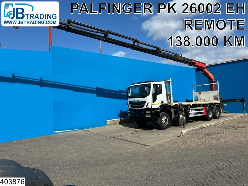 Iveco Stralis 360 8x4, EURO 6, Palfinger, Remote, Steel suspenion - Dropside/ Flatbed truck, Crane truck: picture 1 Iveco Stralis 360 8x4, EURO 6, Palfinger, Remote, Steel suspenion - Dropside/ Flatbed truck, Crane truck: picture 1