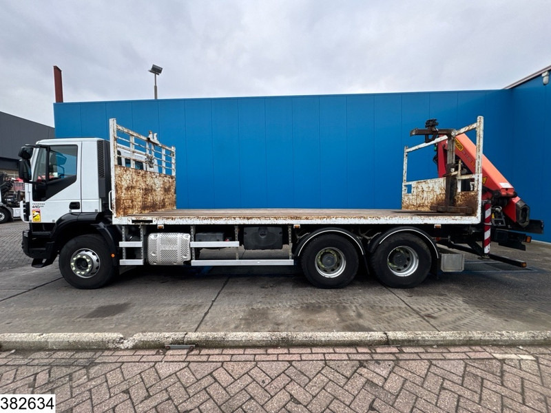 Dropside/ Flatbed truck, Crane truck Iveco Trakker 410 6x4, EURO 6, Palfinger, Remote, Steel suspenion: picture 15