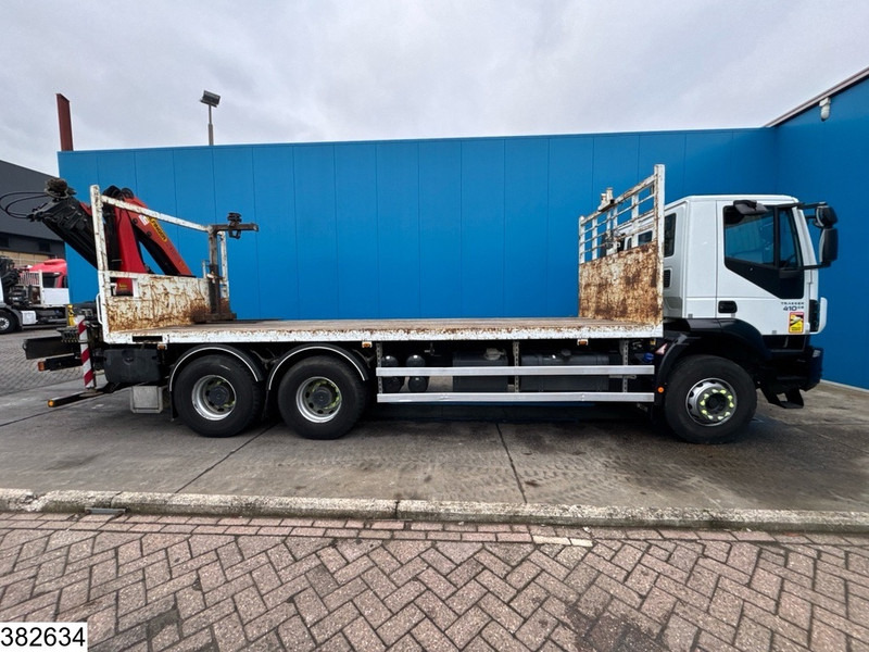 Dropside/ Flatbed truck, Crane truck Iveco Trakker 410 6x4, EURO 6, Palfinger, Remote, Steel suspenion: picture 16