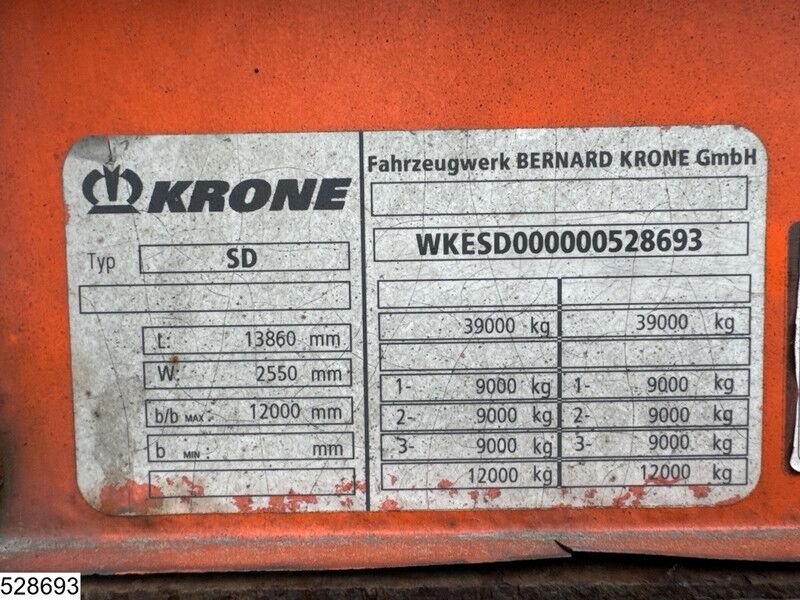 Krone open laadbak - Dropside/ Flatbed semi-trailer: picture 4 Krone open laadbak - Dropside/ Flatbed semi-trailer: picture 4