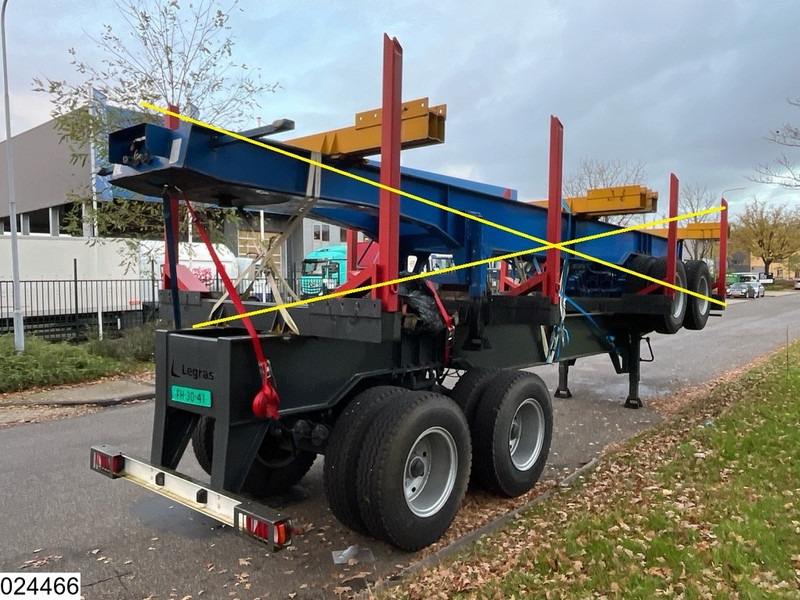 Legras Openlaadbak Wood transport, Steel suspension - Timber semi-trailer: picture 2 Legras Openlaadbak Wood transport, Steel suspension - Timber semi-trailer: picture 2