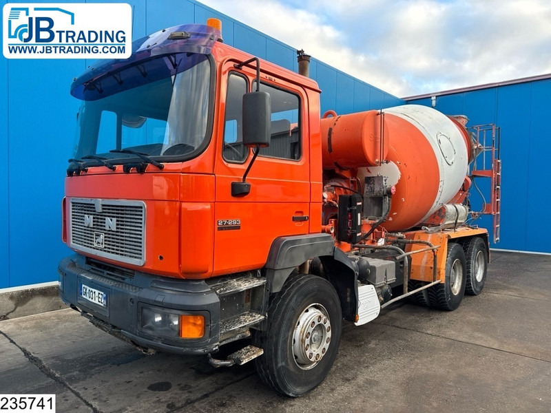 MAN 27 293 6x4, Manual transmission, Steel suspension - Concrete mixer truck: picture 1 MAN 27 293 6x4, Manual transmission, Steel suspension - Concrete mixer truck: picture 1